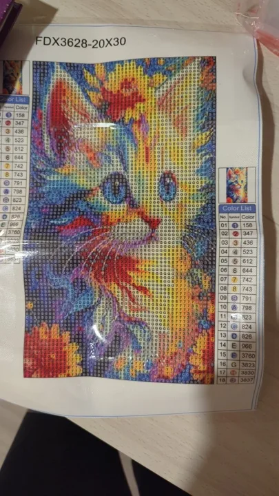 Peinture diamant Animaux réalisée par un client Diamora